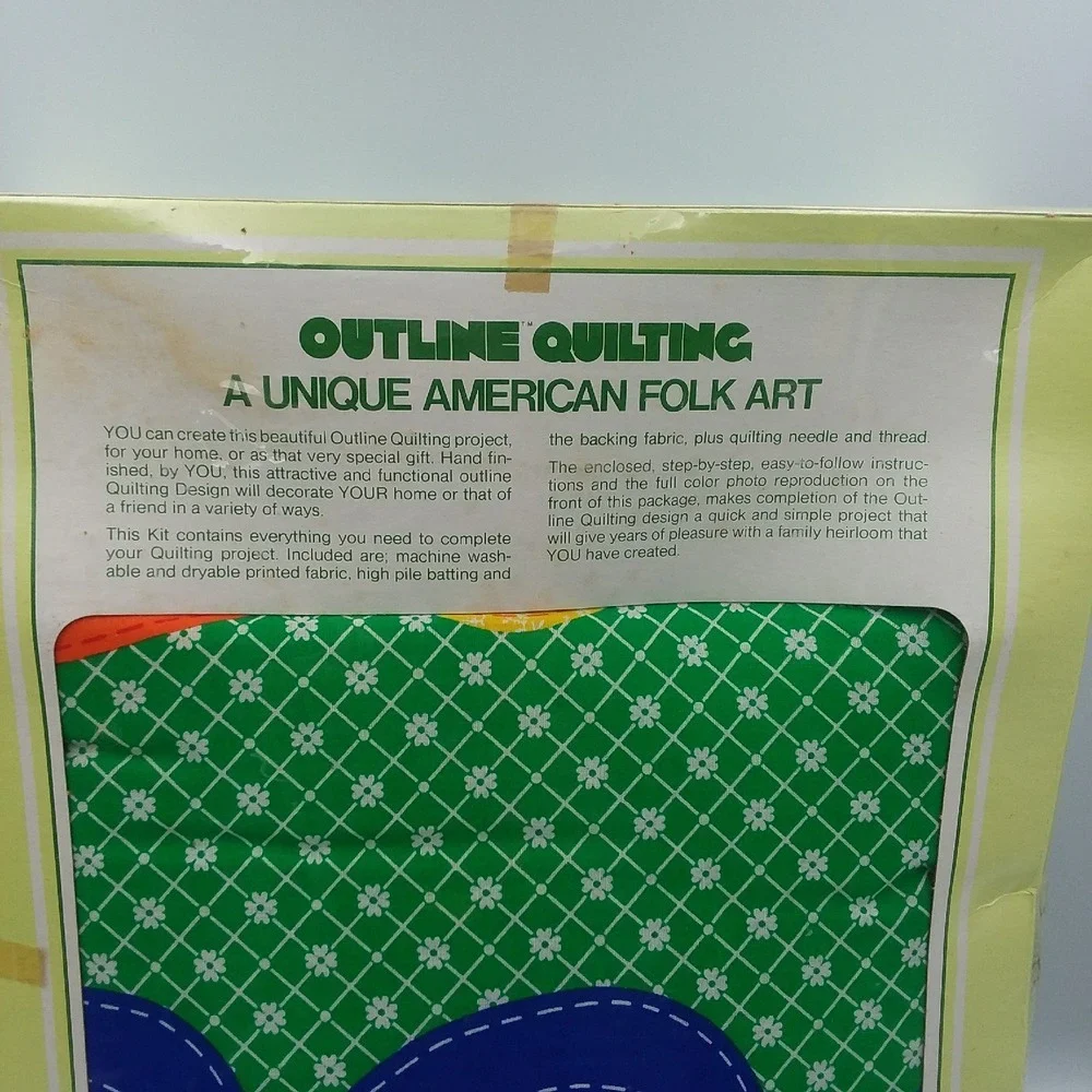 Vintage Bee Crafty Happy Ark Crib Quilt Kit  36 x‎ 45 Wall Hanging Decor USA NOS